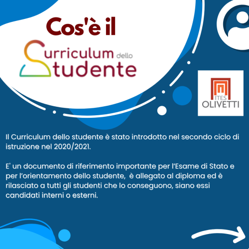 cos'è Curriculum-studente-esamidistato-2023-itesolivettilecce